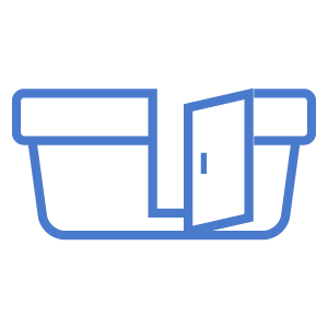 Walk-in tubs icon - remodel.one home improvement